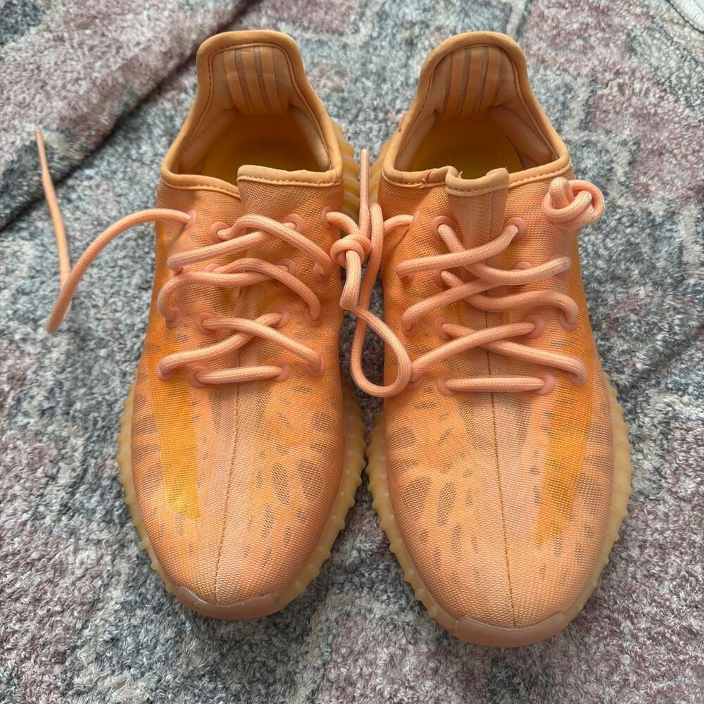 Yeezy Orange and Pink Trainers